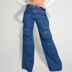 Fashion nova sold out it girl cargo Jean